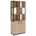 CHOICE Regalschrank | 5 OH, 800 x 1925 mm, Regalkisten, Bernsteineiche - 1 Thumbnail Image