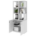 CHOICE Regalschrank | 5 OH, 800 x 1925 mm, Regalkisten, Perlgrau - 3 Thumbnail Image