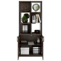 CHOICE shelf cabinet | 5 OH, 800 x 1925 mm, shelf boxes, walnut - 2 Thumbnail Image