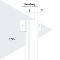 ATELLA Cable channel | 1245 mm - 6 Thumbnail Image