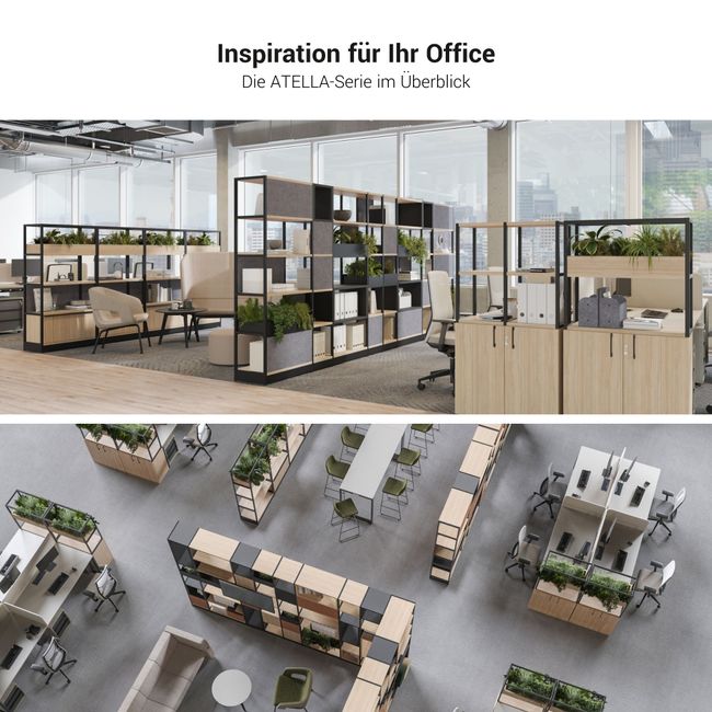 ATELLA Blumenkasten | 360 x 160 mm, Metall