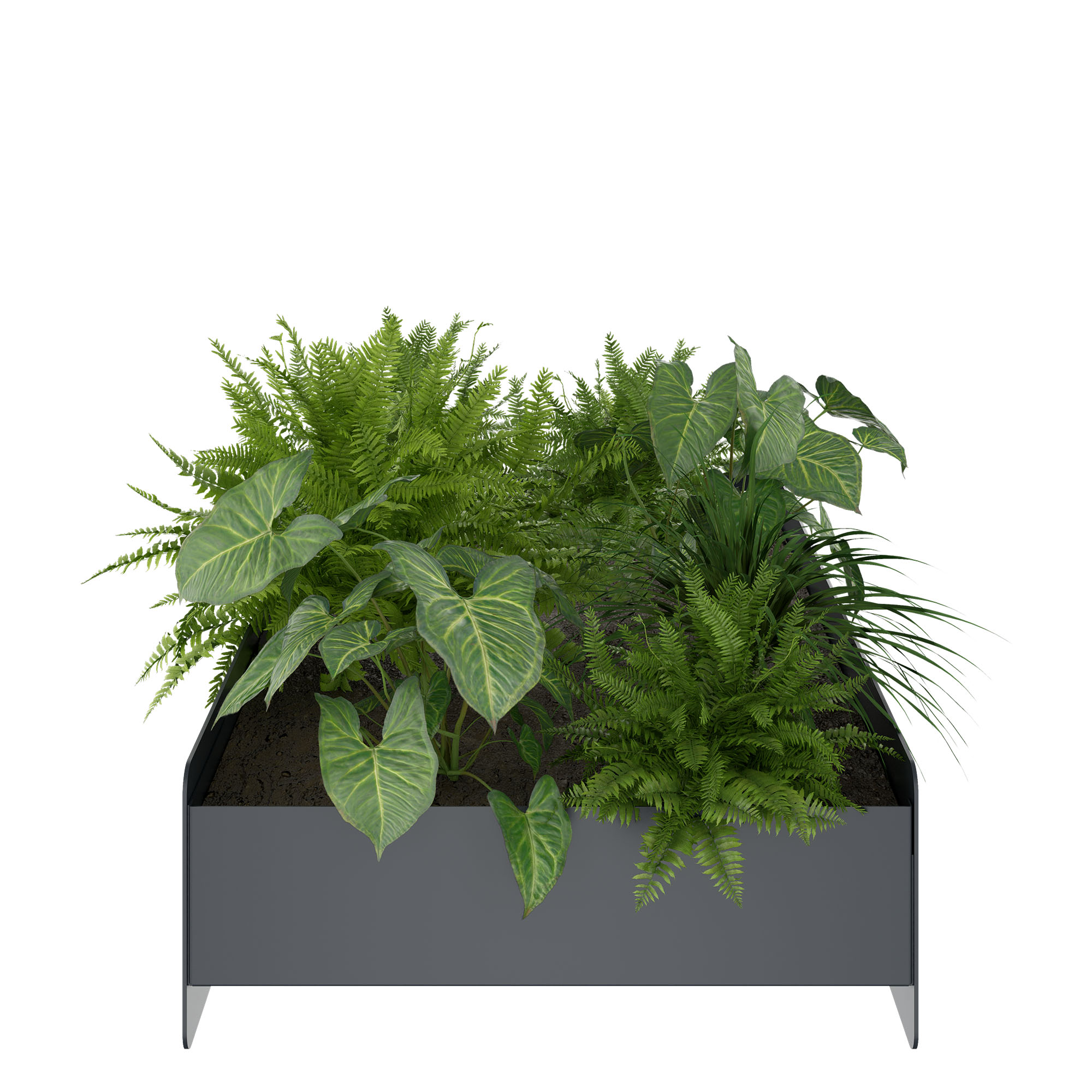 ATELLA Blumenkasten | 748 x 160 mm, Metall - 2 Main Image
