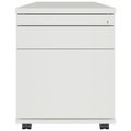 TIP Rollcontainer | 800 mm tief, Hängeregister, Kleinteilefach, Soft-Close, Weiß