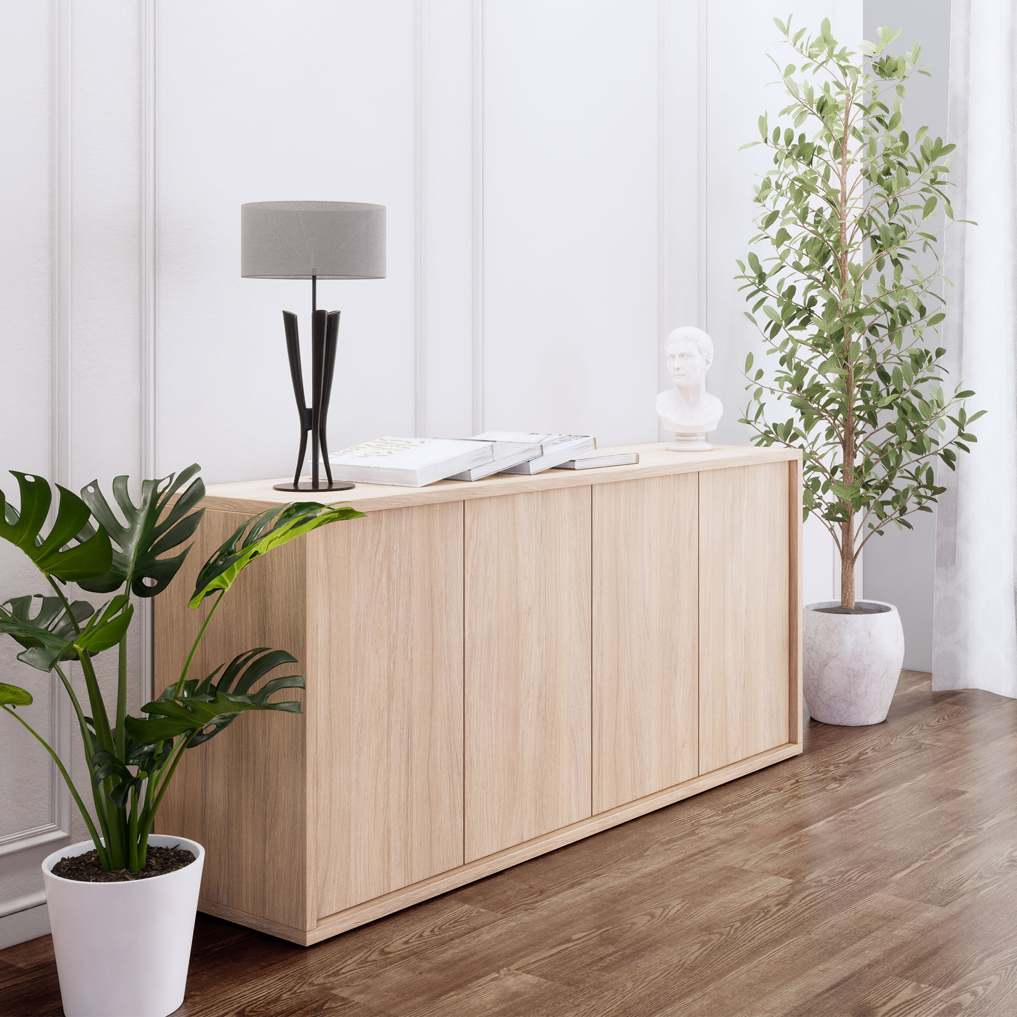 NOVA Sideboard | 2 oh, 1615 x 750 mm, quercia ambra - 1 Main Image
