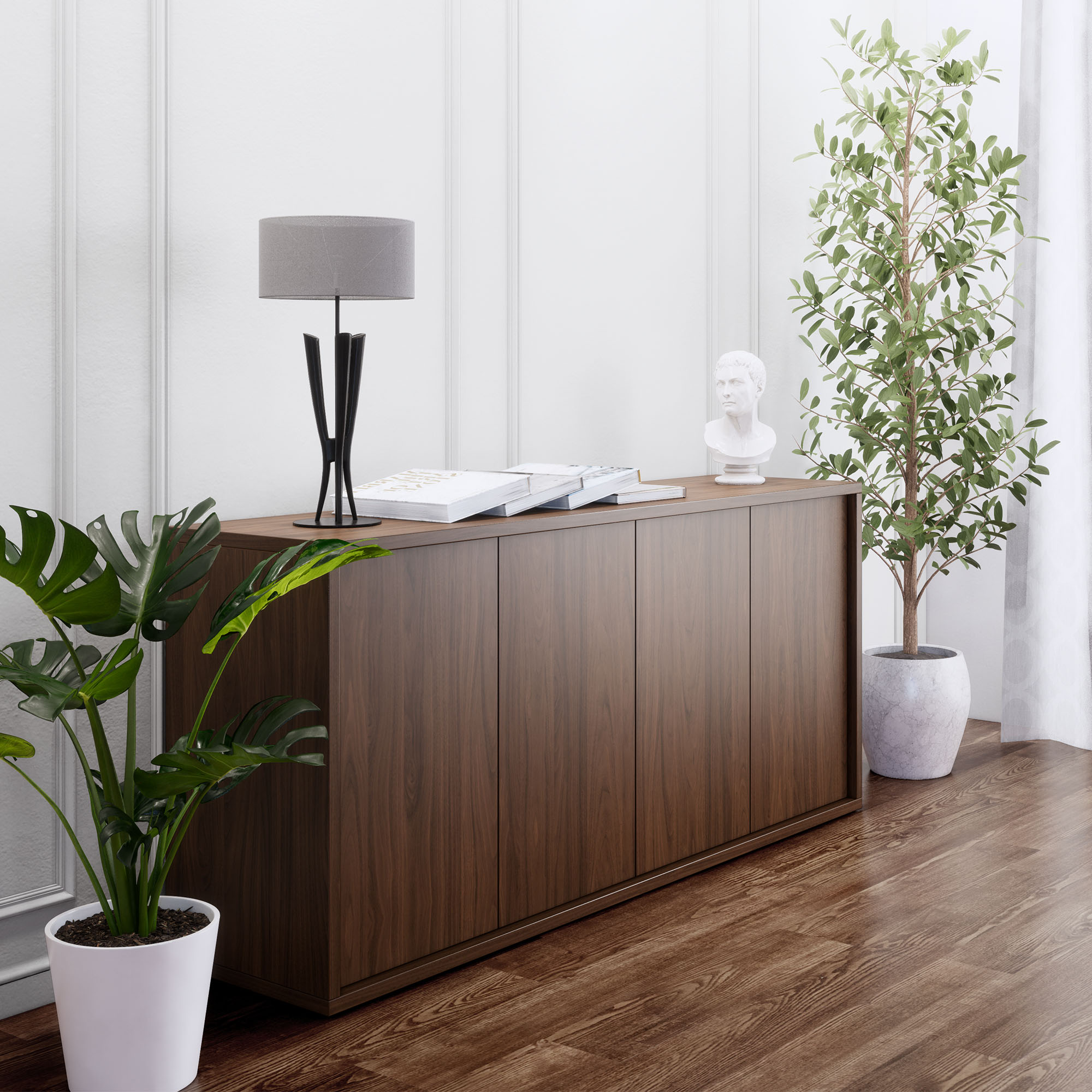 NOVA Buffet | 2 oh, 1615 x 750 mm, noix - 1 Main Image
