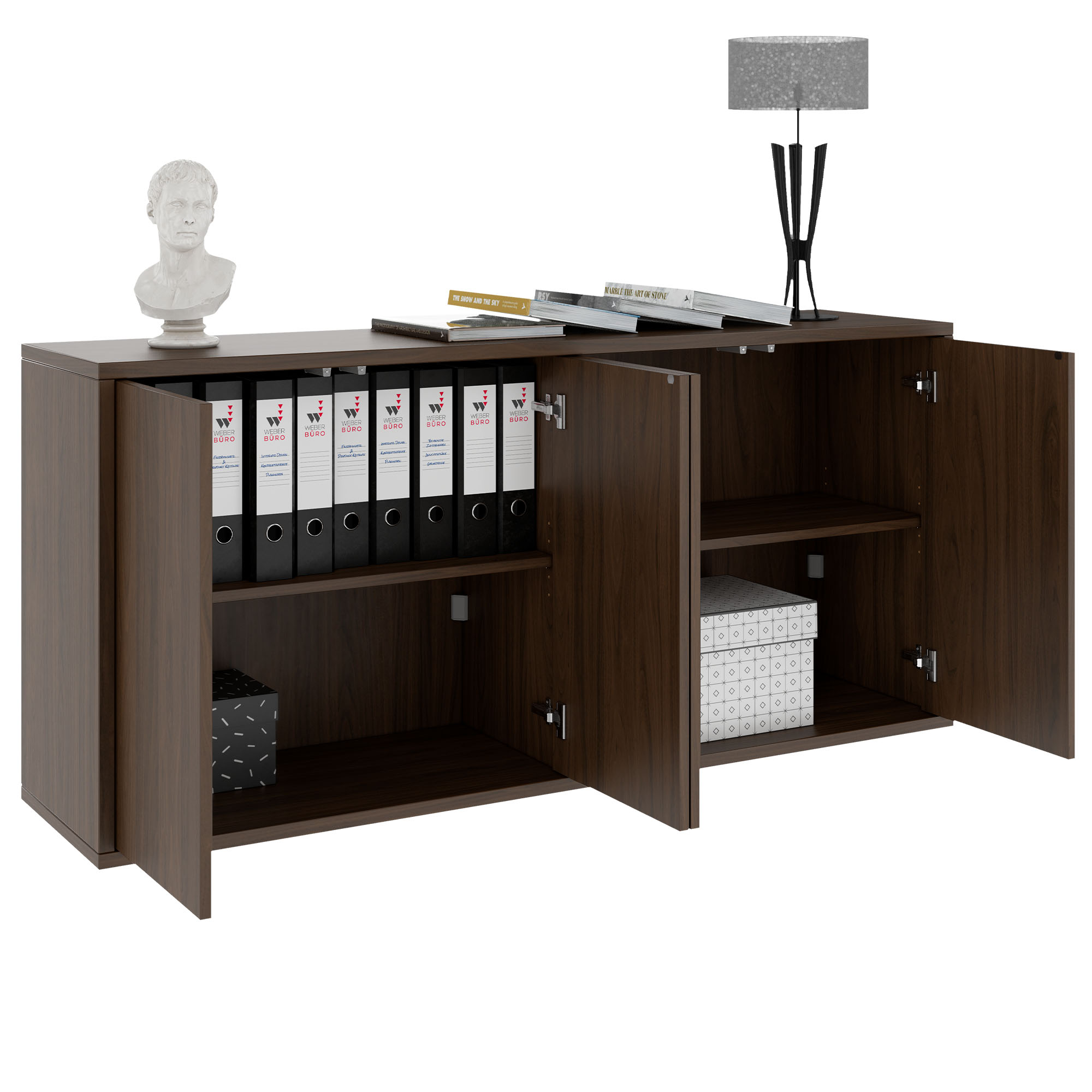NOVA Buffet | 2 oh, 1615 x 750 mm, noix - 9 Main Image