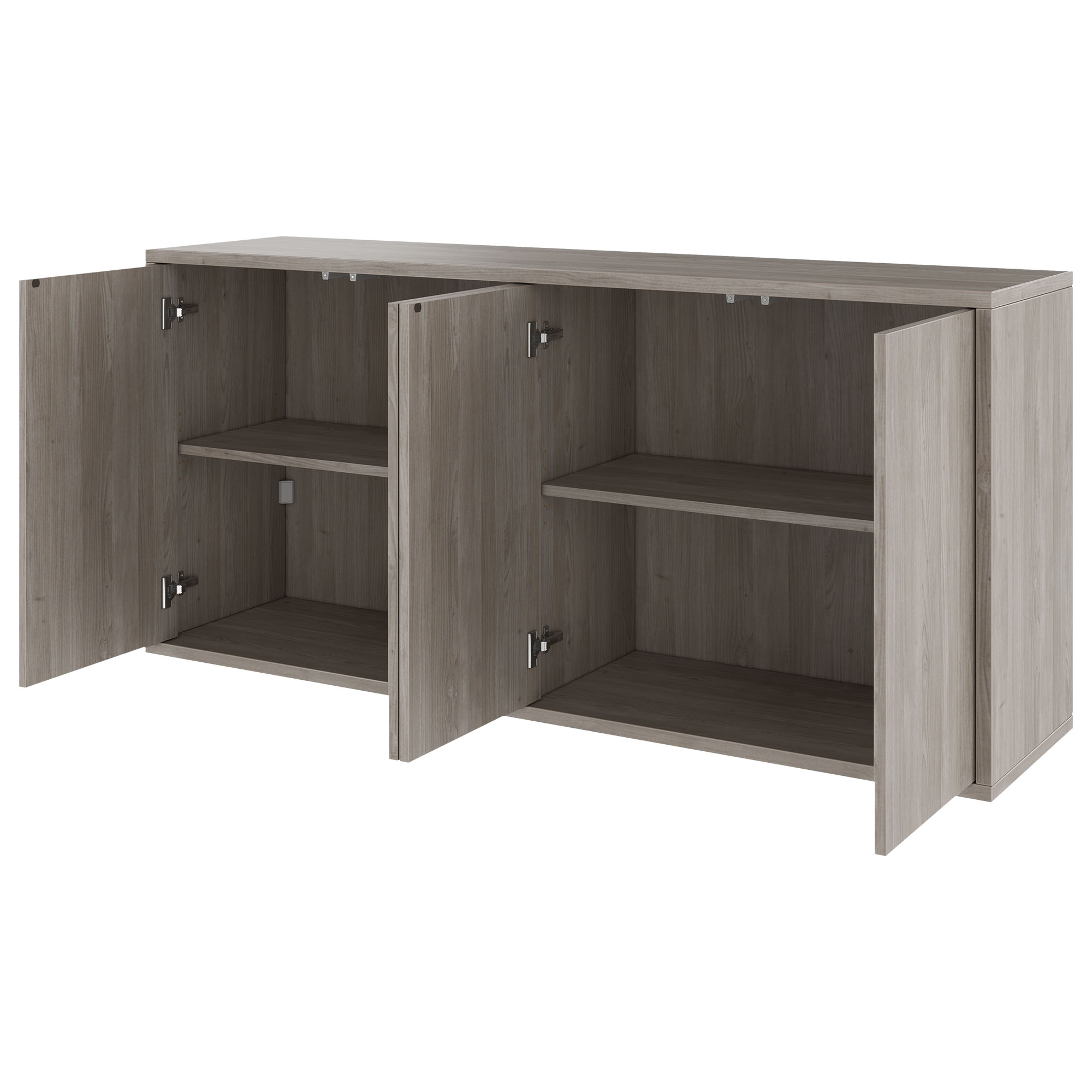 NOVA Sideboard | 2 OH, 1615 x 750 mm, Nordeiche grau - 14 Main Image