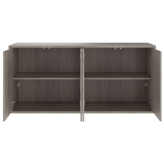 NOVA Sideboard | 2 OH, 1615 x 750 mm, Nordeiche grau