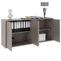 NOVA Sideboard | 2 OH, 1615 x 750 mm, Nordeiche grau - 9 Thumbnail Image