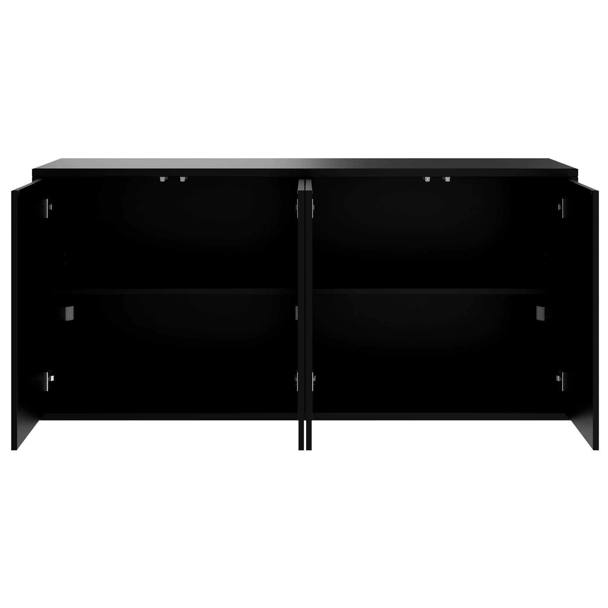 NOVA Sideboard | 2 OH, 1615 x 750 mm, Schwarz - 13 Main Image