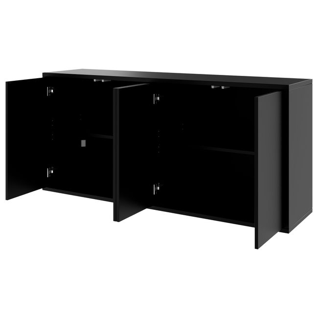 NOVA Sideboard | 2 OH, 1615 x 750 mm, Schwarz