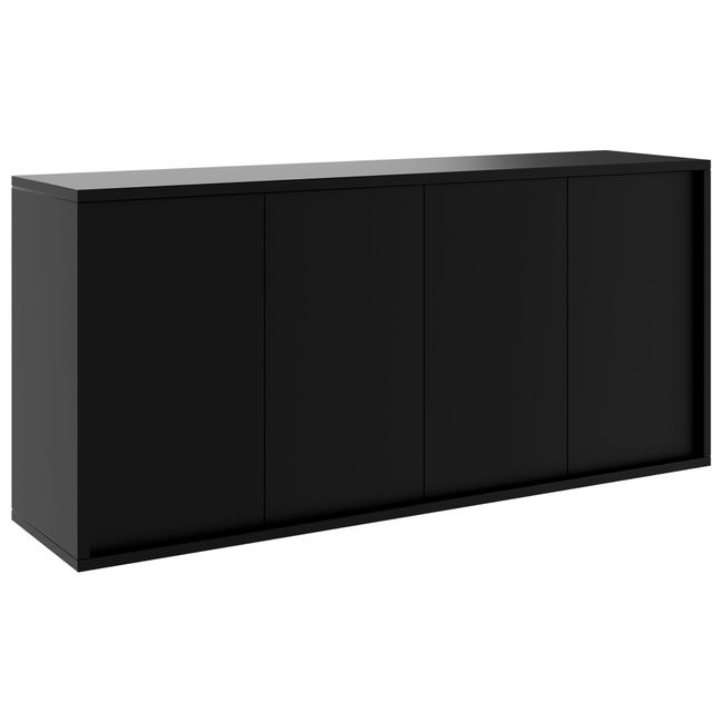 NOVA Sideboard | 2 OH, 1615 x 750 mm, Schwarz