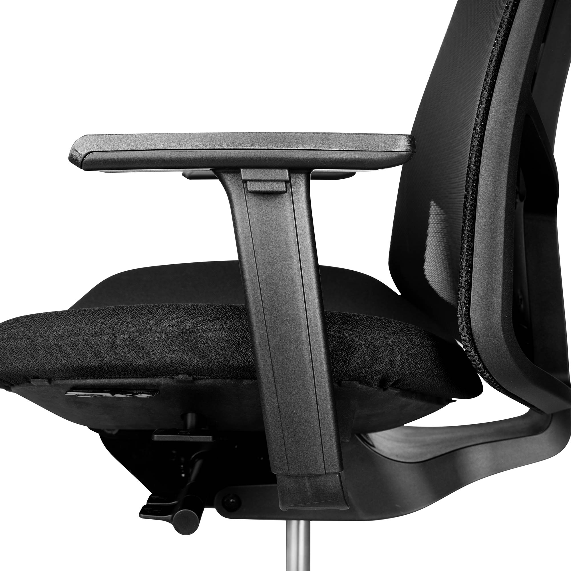 König + Neurath - JET.III office swivel chair | Soft padding, lumbar support, black - 5 Main Image