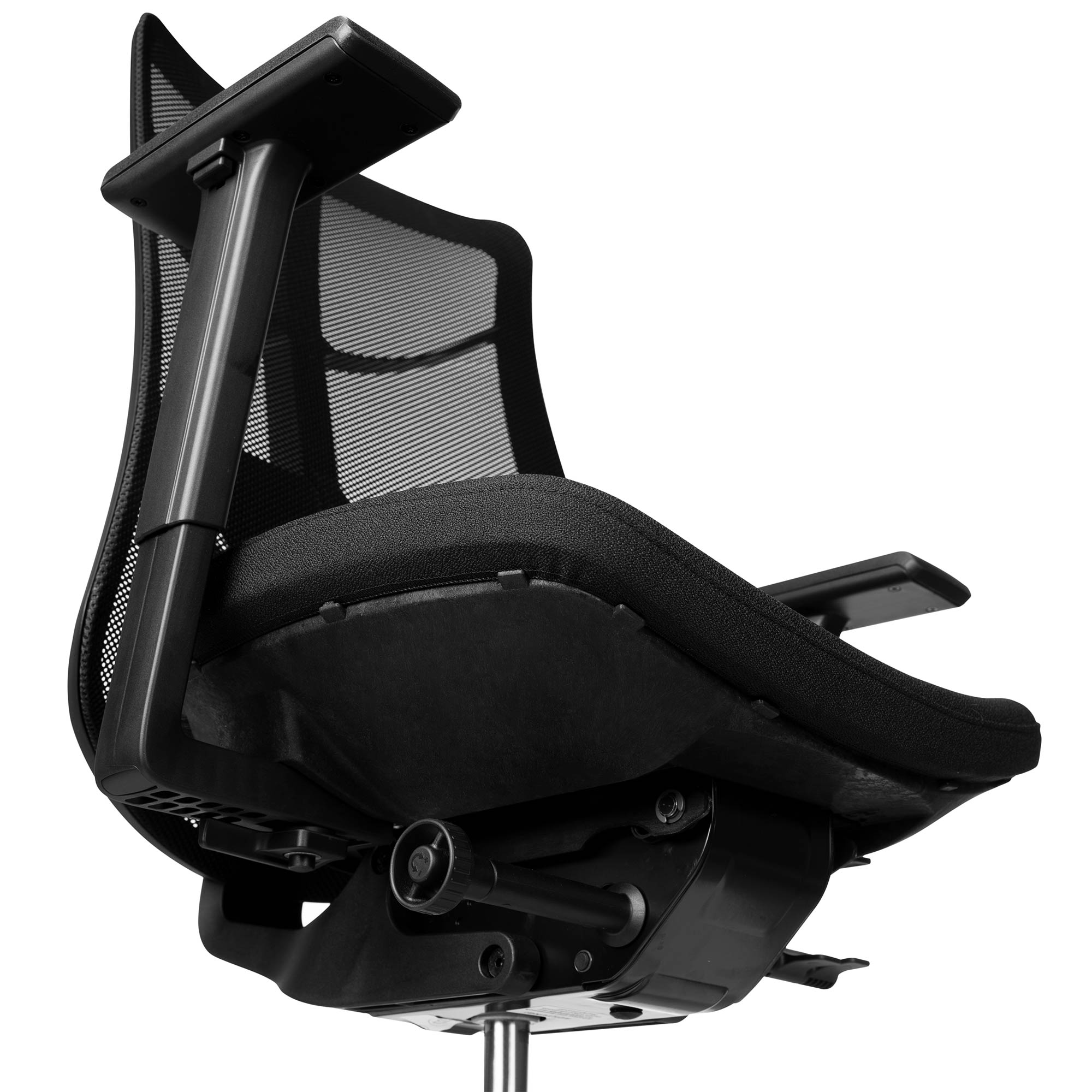 König + Neurath - JET.III office swivel chair | Soft padding, lumbar support, black - 6 Main Image