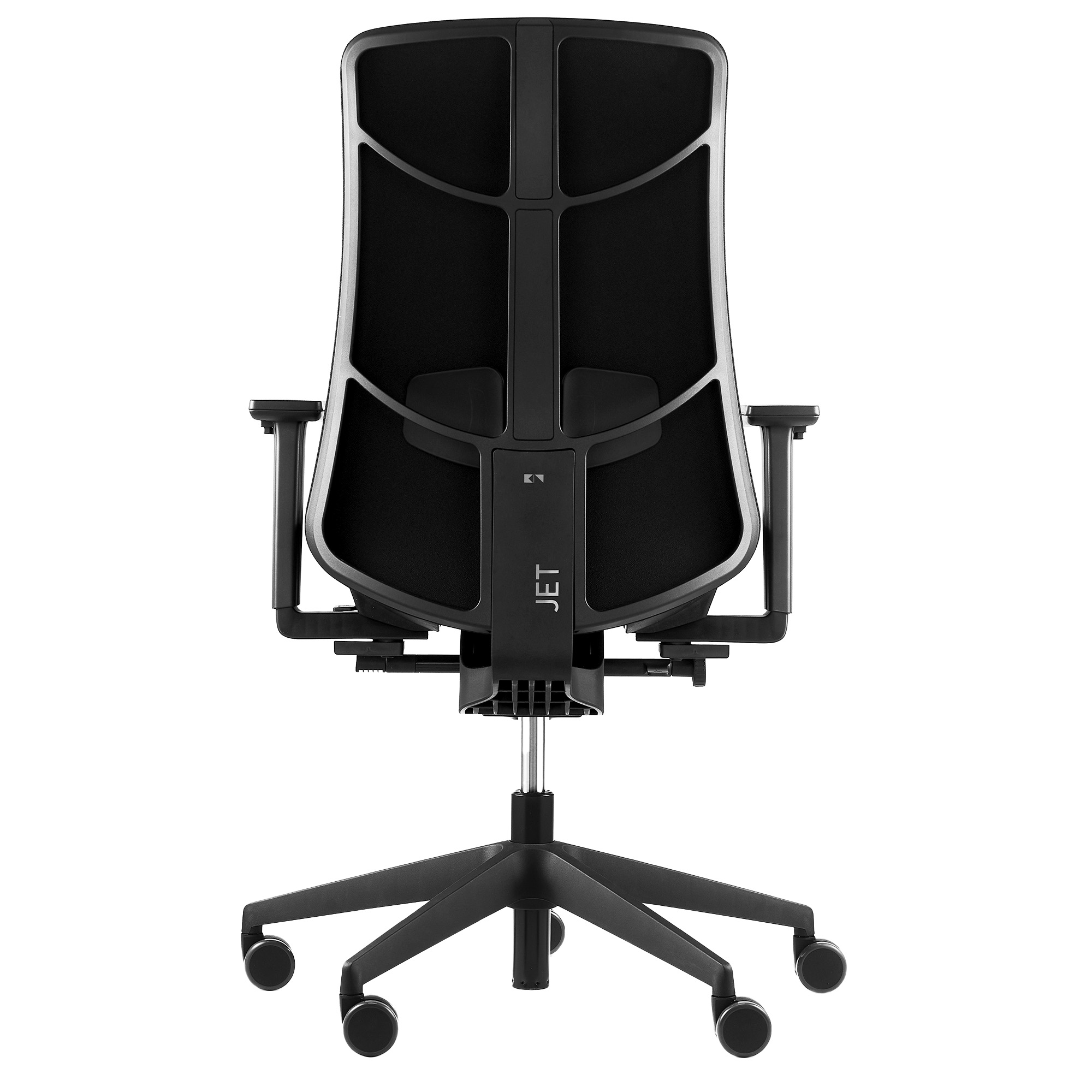 König + Neurath - JET.III office swivel chair | Soft padding, lumbar support, black - 3 Main Image