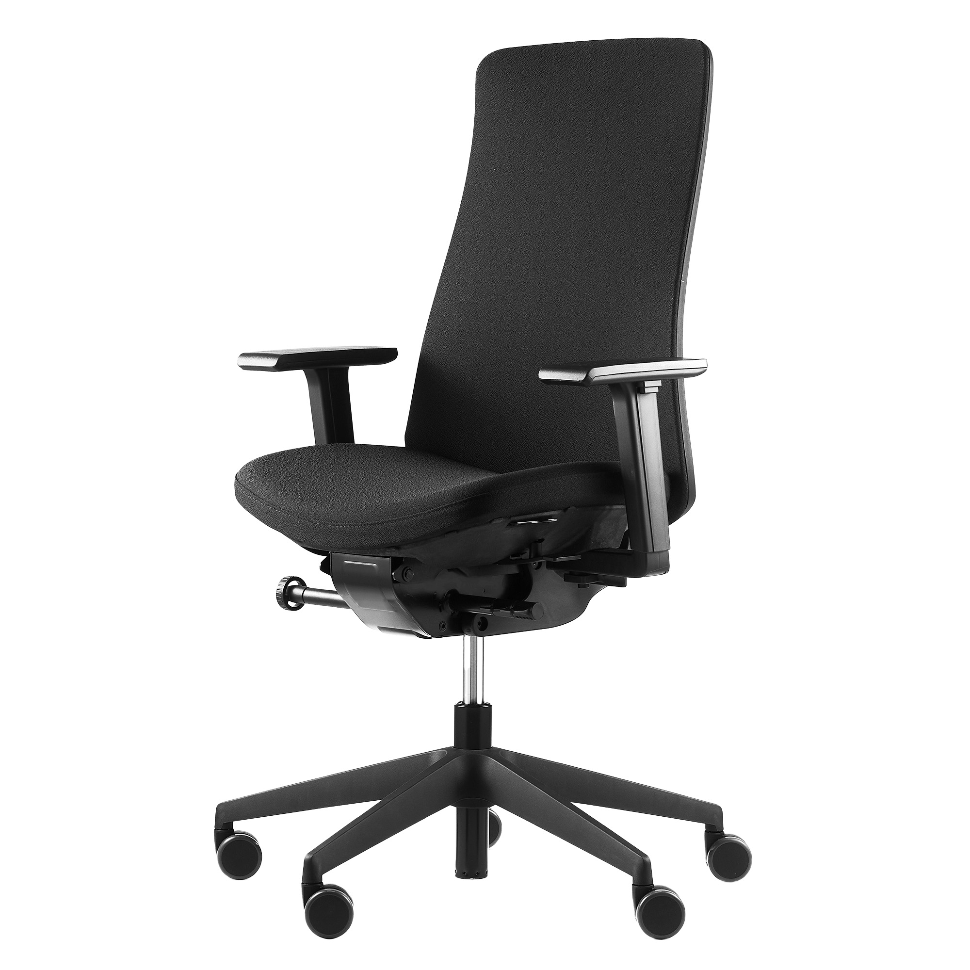 König + Neurath - JET.III office swivel chair | Soft padding, lumbar support, black - 4 Main Image